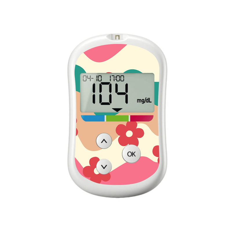 Retro Noel OneTouch Verio Flex Glucometer Sticker - Pump Peelz Retro Noel OneTouch Verio Flex Glucometer Sticker - Pump Peelz