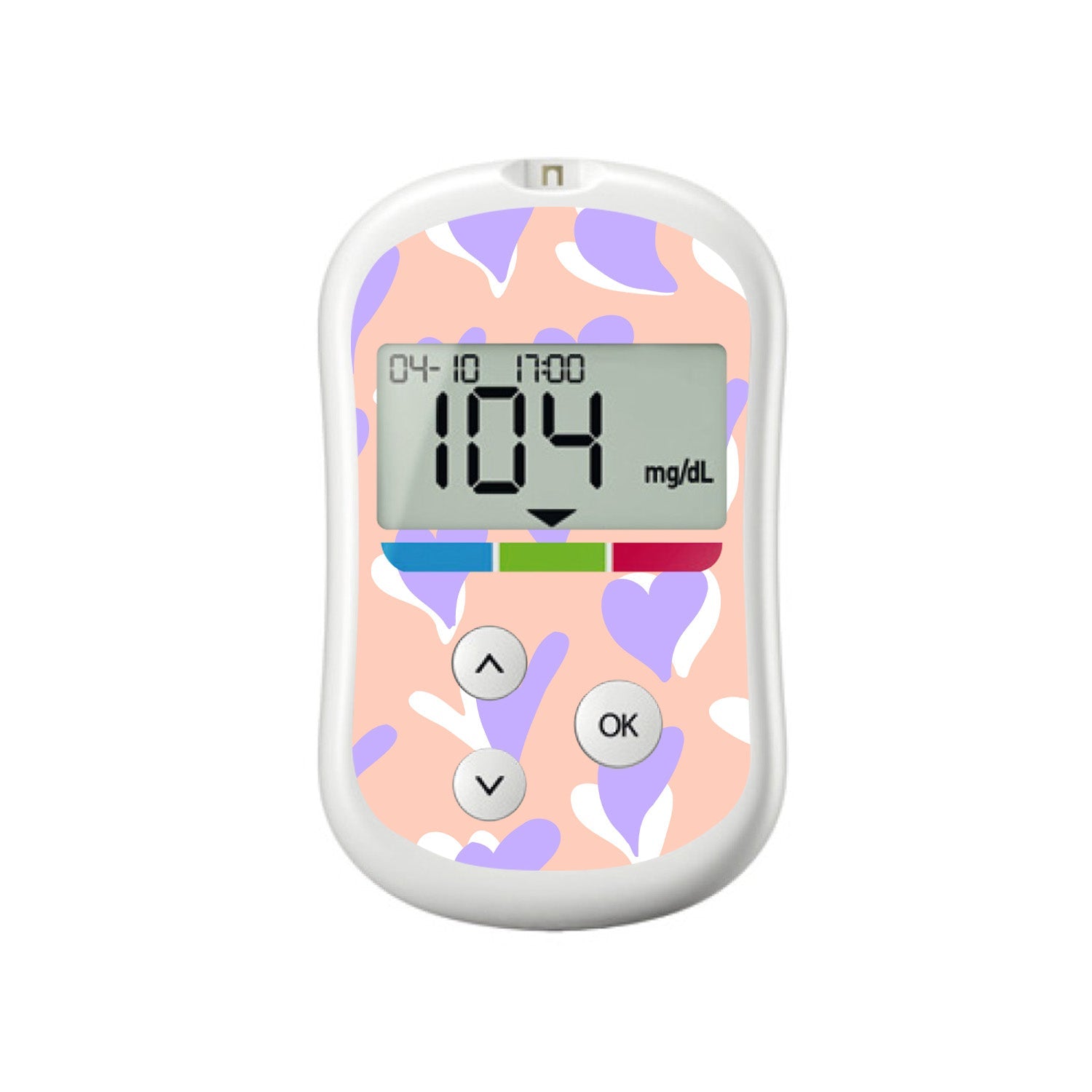 Lavender Love for OneTouch Verio Flex Glucometer Lavender Love for OneTouch Verio Flex Glucometer