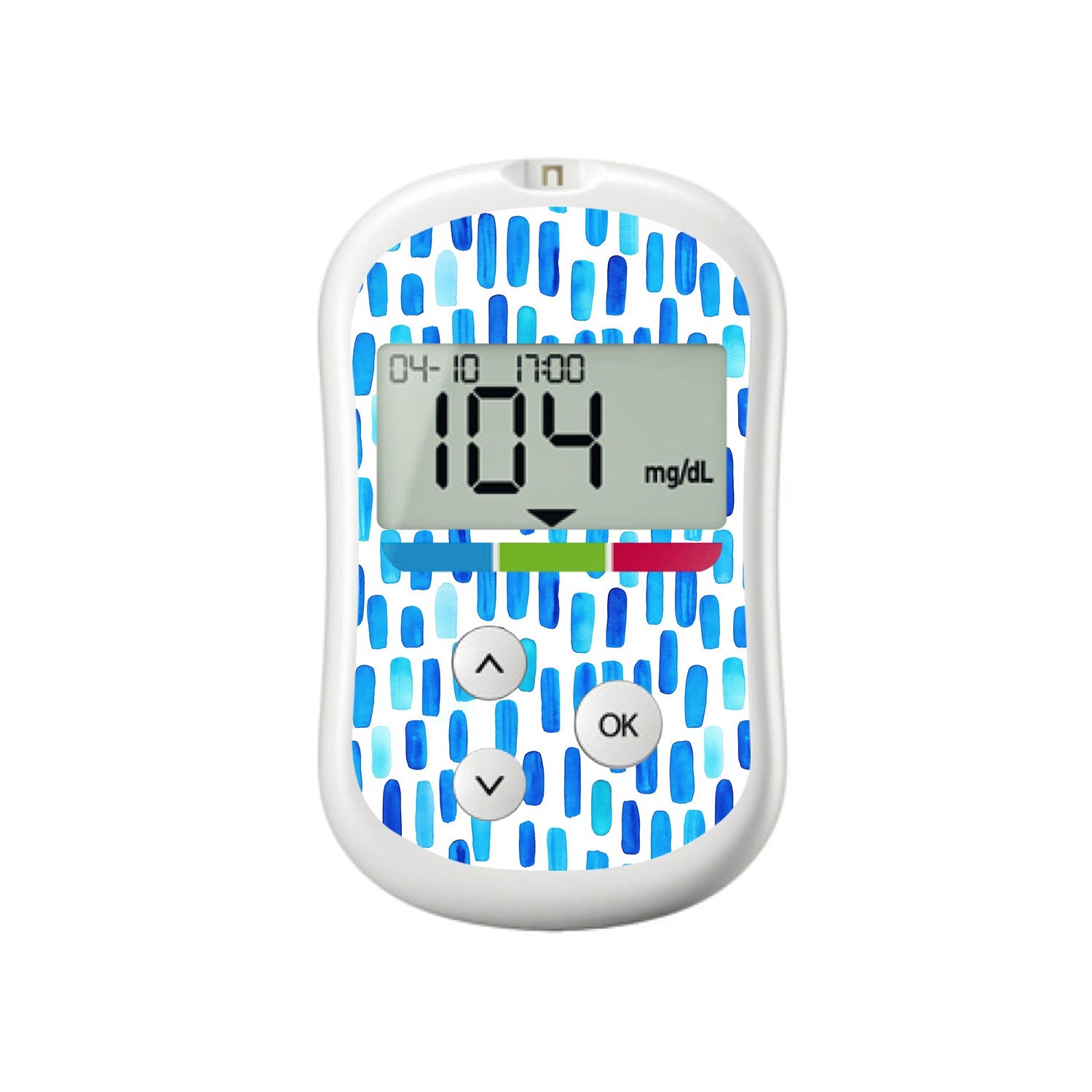 Level Lines OneTouch Verio Flex Glucometer Sticker - Pump Peelz Level Lines OneTouch Verio Flex Glucometer Sticker - Pump Peelz
