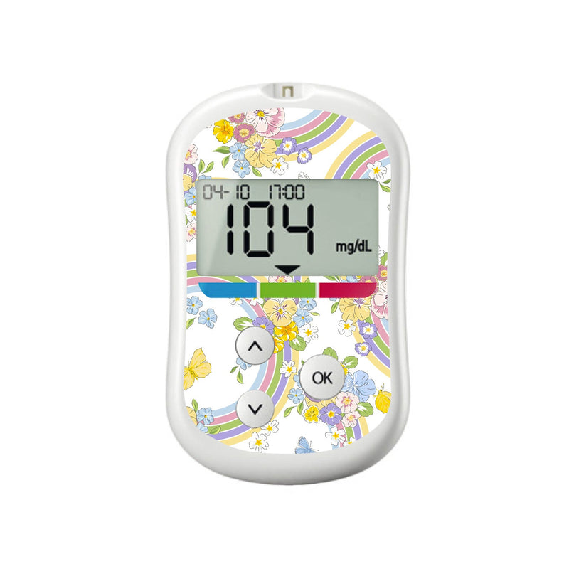 Rainbow Blooms for OneTouch Verio Flex Glucometer Rainbow Blooms for OneTouch Verio Flex Glucometer