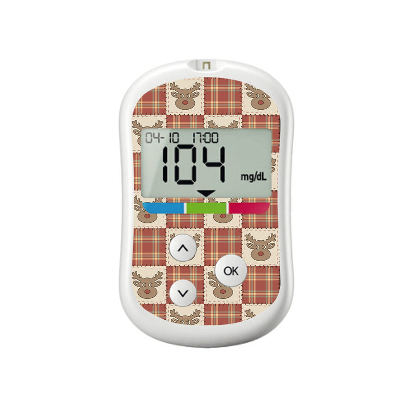 Rustic Reindeer OneTouch Verio Flex Glucometer Sticker - Pump Peelz Rustic Reindeer OneTouch Verio Flex Glucometer Sticker - Pump Peelz