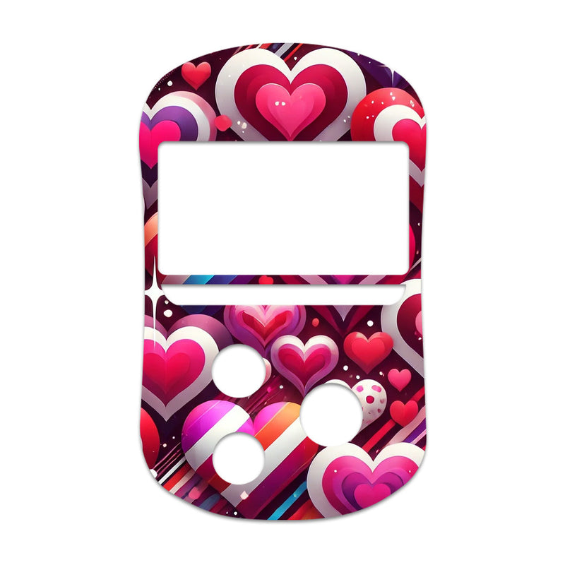 Sparkly Hearts for OneTouch Verio Flex Glucometer Sparkly Hearts for OneTouch Verio Flex Glucometer