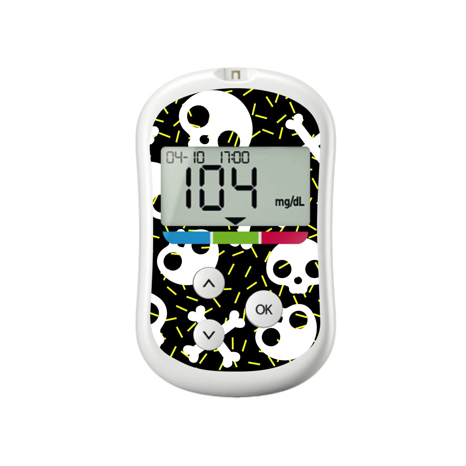 Bone Pop OneTouch Verio Flex Glucometer Sticker - Pump Peelz Bone Pop OneTouch Verio Flex Glucometer Sticker - Pump Peelz