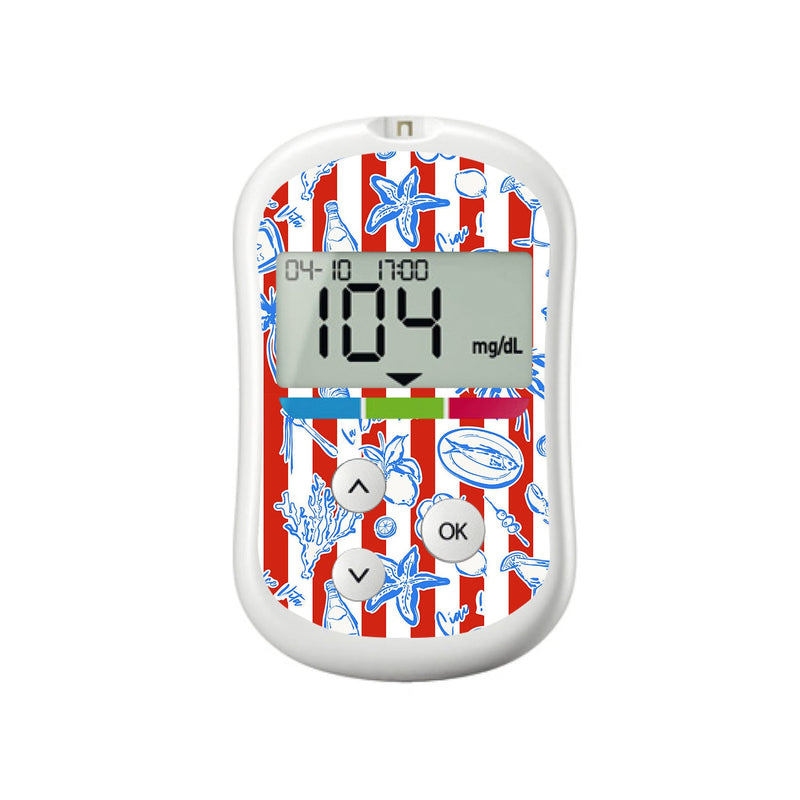 Spritz Parade OneTouch Verio Flex Glucometer Sticker - Pump Peelz Spritz Parade OneTouch Verio Flex Glucometer Sticker - Pump Peelz