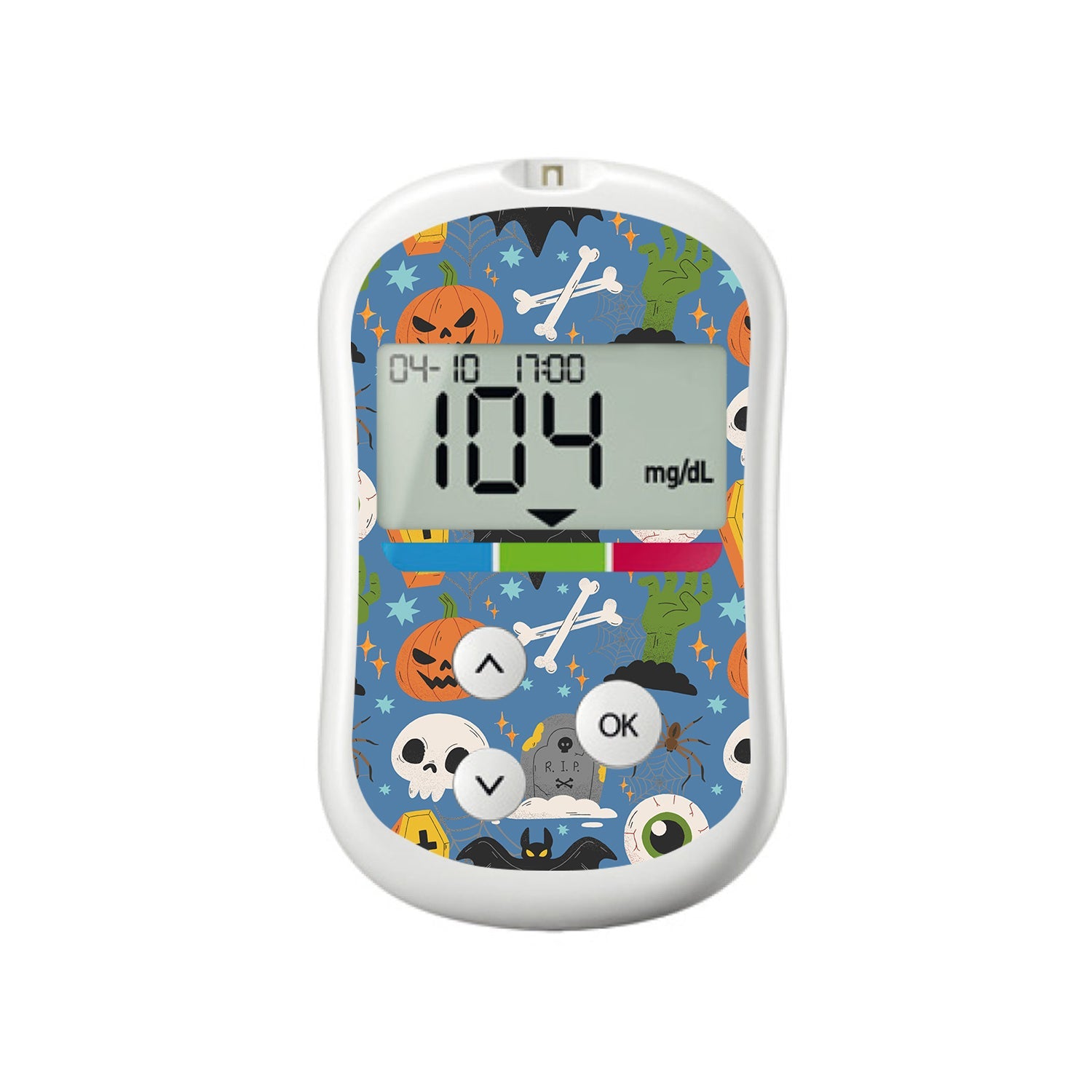 Spooky Night OneTouch Verio Flex Glucometer Sticker - Pump Peelz Spooky Night OneTouch Verio Flex Glucometer Sticker - Pump Peelz