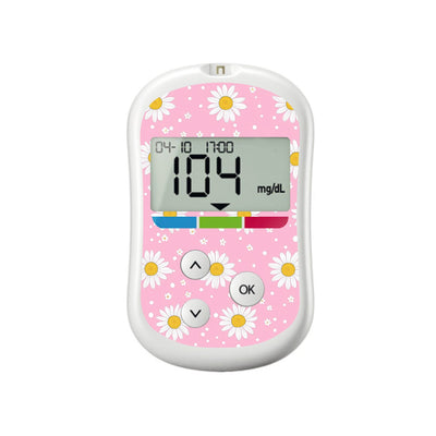 Spring Daisy OneTouch Verio Flex Glucometer Sticker - Pump Peelz Spring Daisy OneTouch Verio Flex Glucometer Sticker - Pump Peelz