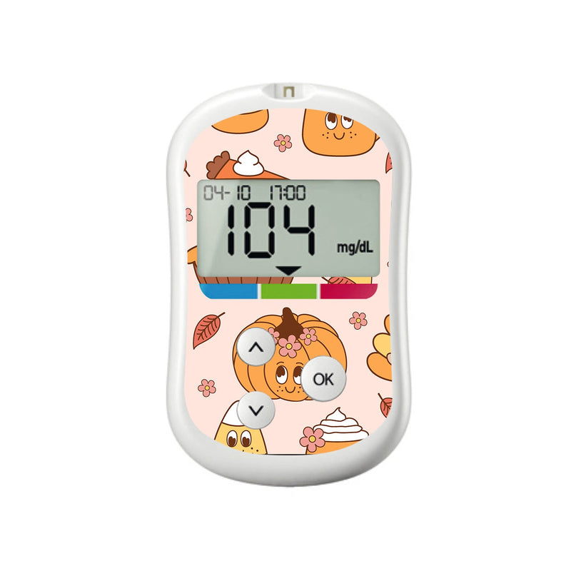 Cozy Harvest OneTouch Verio Flex Glucometer Sticker - Pump Peelz Cozy Harvest OneTouch Verio Flex Glucometer Sticker - Pump Peelz