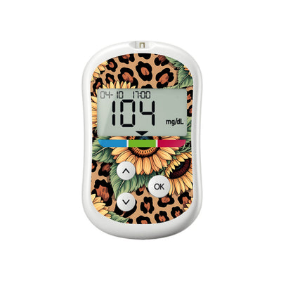 Wild Sunflower OneTouch Verio Flex Glucometer Sticker - Pump Peelz Wild Sunflower OneTouch Verio Flex Glucometer Sticker - Pump Peelz