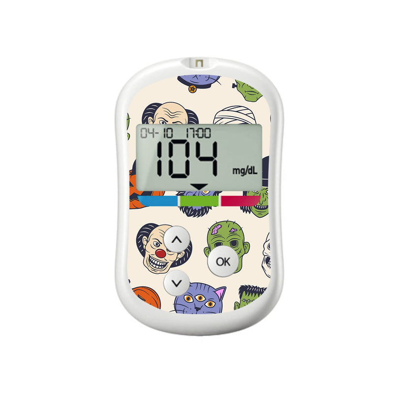 Monster Mash OneTouch Verio Flex Glucometer Sticker - Pump Peelz Monster Mash OneTouch Verio Flex Glucometer Sticker - Pump Peelz
