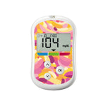 Jelly Swirl OneTouch Verio Flex Glucometer Sticker - Pump Peelz Jelly Swirl OneTouch Verio Flex Glucometer Sticker - Pump Peelz