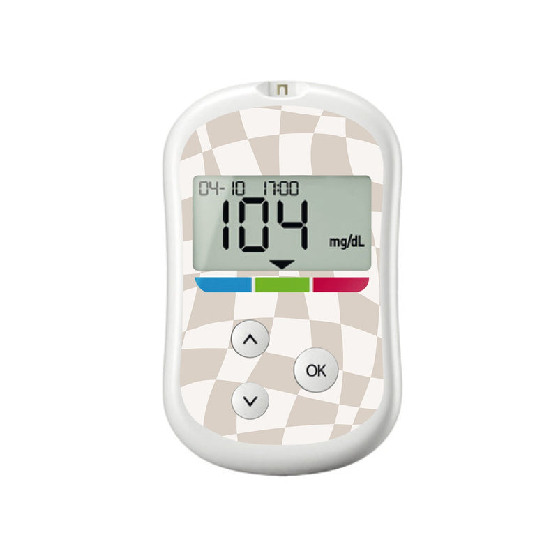 Creamy Check OneTouch Verio Flex Glucometer Sticker - Pump Peelz Creamy Check OneTouch Verio Flex Glucometer Sticker - Pump Peelz