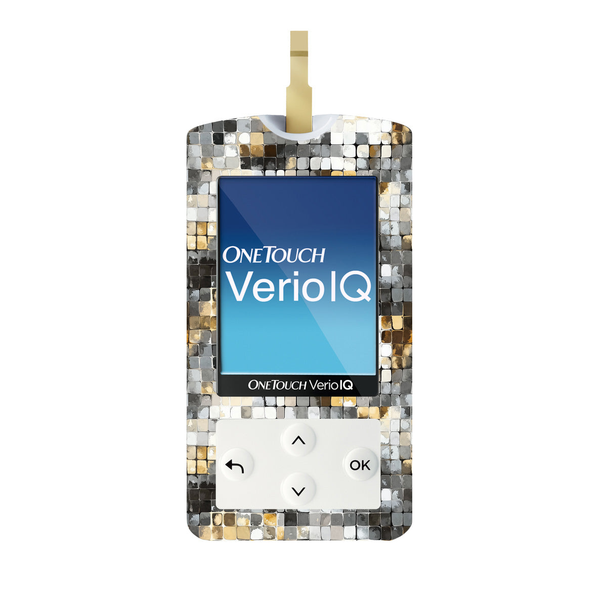 Champagne Glow for OneTouch Verio IQ Glucometer Champagne Glow for OneTouch Verio IQ Glucometer