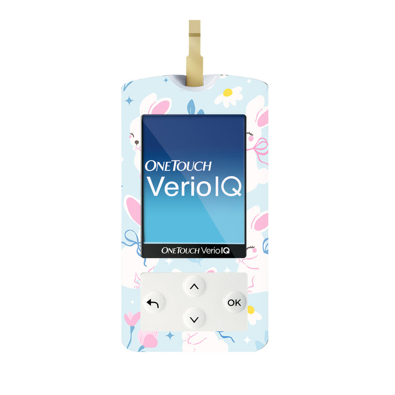 Sweet Bunnies OneTouch Verio IQ Glucometer Sticker - Pump Peelz Sweet Bunnies OneTouch Verio IQ Glucometer Sticker - Pump Peelz