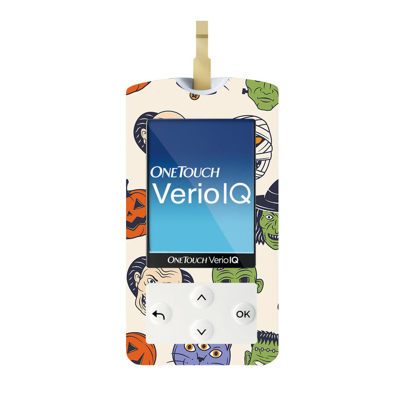 Monster Mash OneTouch Verio IQ Glucometer Sticker - Pump Peelz Monster Mash OneTouch Verio IQ Glucometer Sticker - Pump Peelz