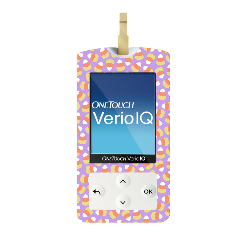 Candy Corn OneTouch Verio IQ Glucometer Sticker - Pump Peelz Candy Corn OneTouch Verio IQ Glucometer Sticker - Pump Peelz