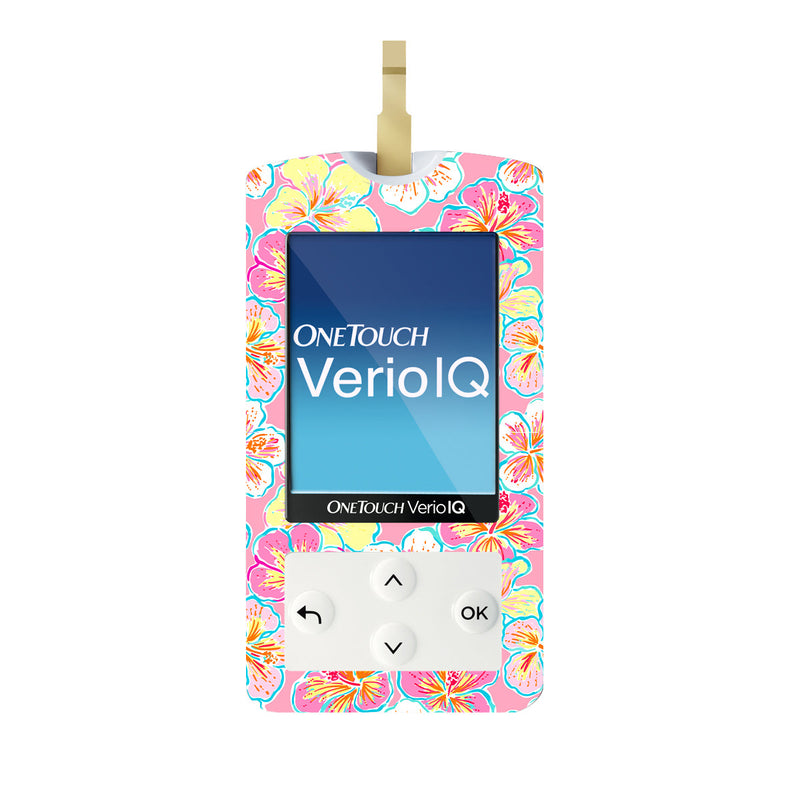 Tropic Crush OneTouch Verio IQ Glucometer Sticker - Pump Peelz Tropic Crush OneTouch Verio IQ Glucometer Sticker - Pump Peelz