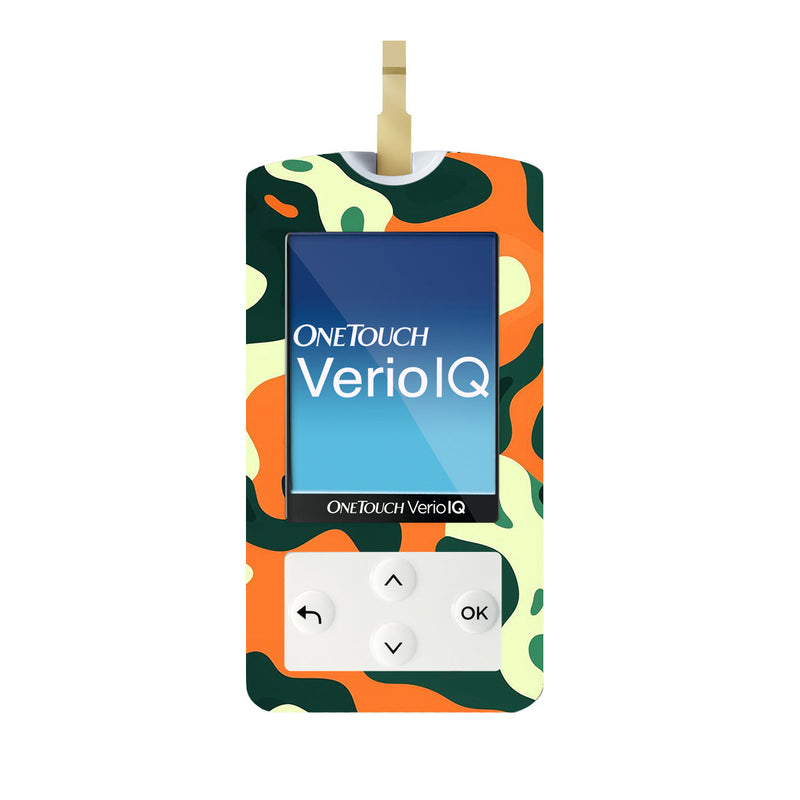 Wild Current OneTouch Verio IQ Glucometer Sticker - Pump Peelz Wild Current OneTouch Verio IQ Glucometer Sticker - Pump Peelz