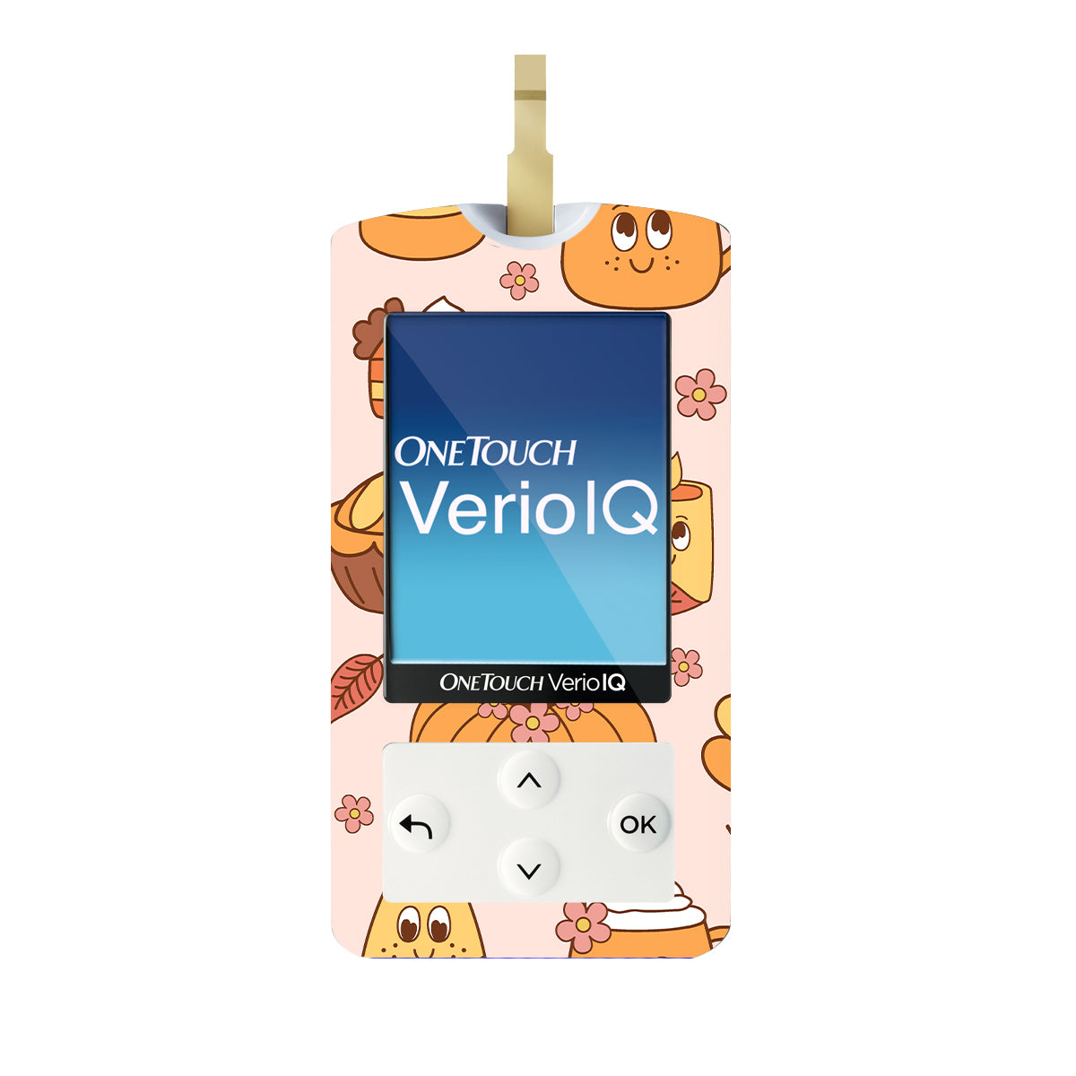 Cozy Harvest OneTouch Verio IQ Glucometer Sticker - Pump Peelz Cozy Harvest OneTouch Verio IQ Glucometer Sticker - Pump Peelz