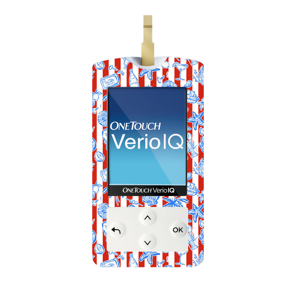Spritz Parade OneTouch Verio IQ Glucometer Sticker - Pump Peelz Spritz Parade OneTouch Verio IQ Glucometer Sticker - Pump Peelz
