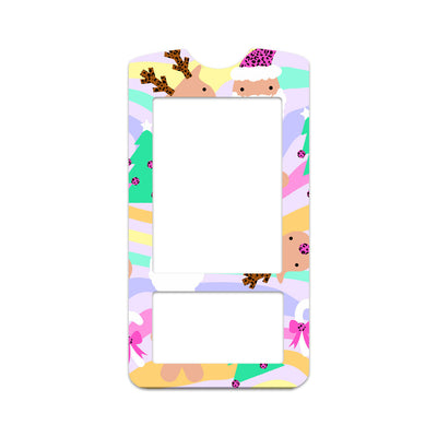 Christmas Pastel Sticker for OneTouch Verio IQ Glucometer Christmas Pastel Sticker for OneTouch Verio IQ Glucometer
