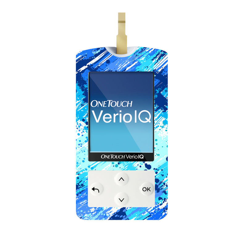 Beta Blue Sticker for OneTouch Verio IQ Glucometer Beta Blue Sticker for OneTouch Verio IQ Glucometer