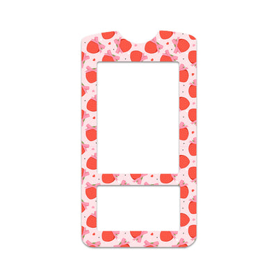 Strawberry Kisses OneTouch Verio IQ Glucometer Sticker - Pump Peelz Strawberry Kisses OneTouch Verio IQ Glucometer Sticker - Pump Peelz