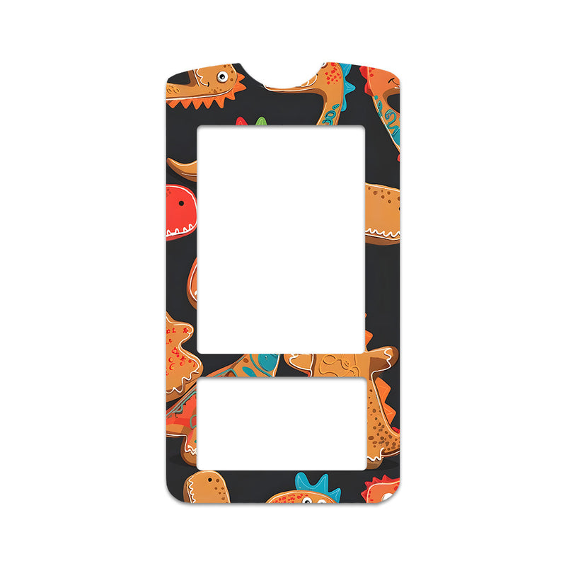 Jurassic Gingerbread OneTouch Verio IQ Glucometer Sticker - Pump Peelz Jurassic Gingerbread OneTouch Verio IQ Glucometer Sticker - Pump Peelz
