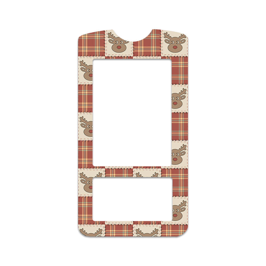 Rustic Reindeer OneTouch Verio IQ Glucometer Sticker - Pump Peelz Rustic Reindeer OneTouch Verio IQ Glucometer Sticker - Pump Peelz