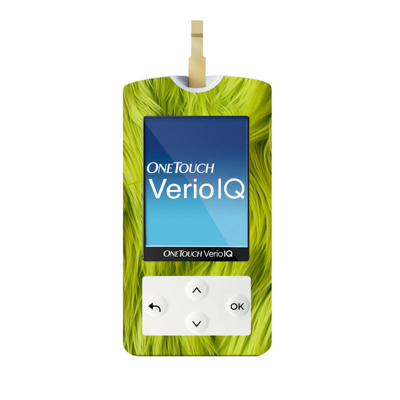 Green Fur Sticker for OneTouch Verio IQ Glucometer Green Fur Sticker for OneTouch Verio IQ Glucometer