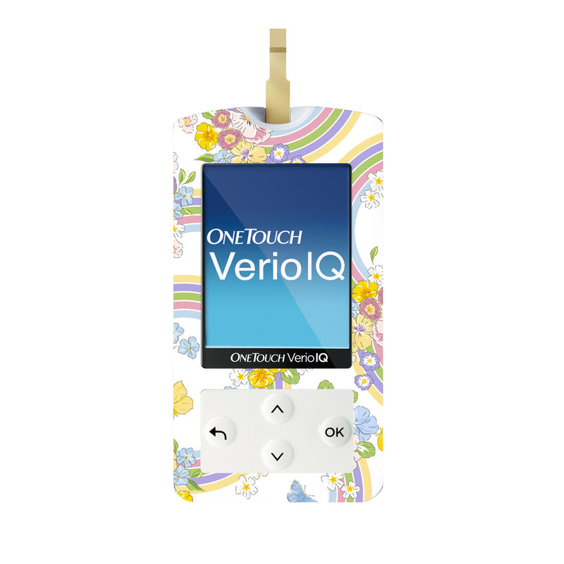 Rainbow Blooms for OneTouch Verio IQ Glucometer Rainbow Blooms for OneTouch Verio IQ Glucometer