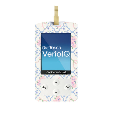 Spring Coquette OneTouch Verio IQ Glucometer Sticker - Pump Peelz Spring Coquette OneTouch Verio IQ Glucometer Sticker - Pump Peelz