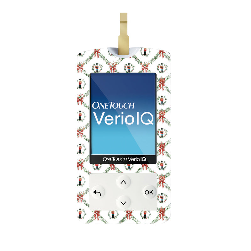 Nutcracker Noel OneTouch Verio IQ Glucometer Sticker - Pump Peelz Nutcracker Noel OneTouch Verio IQ Glucometer Sticker - Pump Peelz