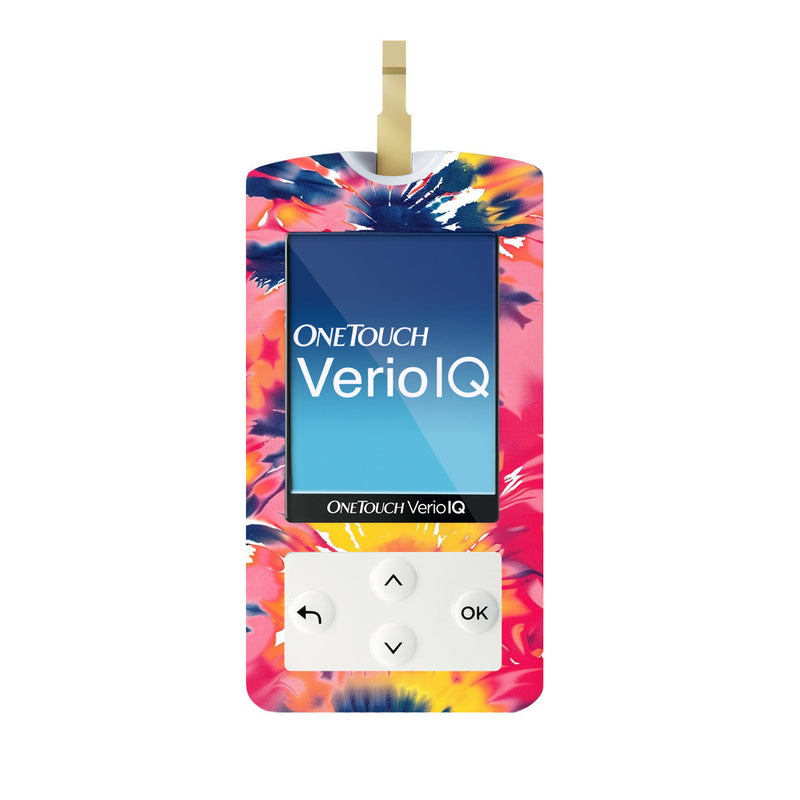 Summer Tie Dye for OneTouch Verio IQ Glucometer Summer Tie Dye for OneTouch Verio IQ Glucometer