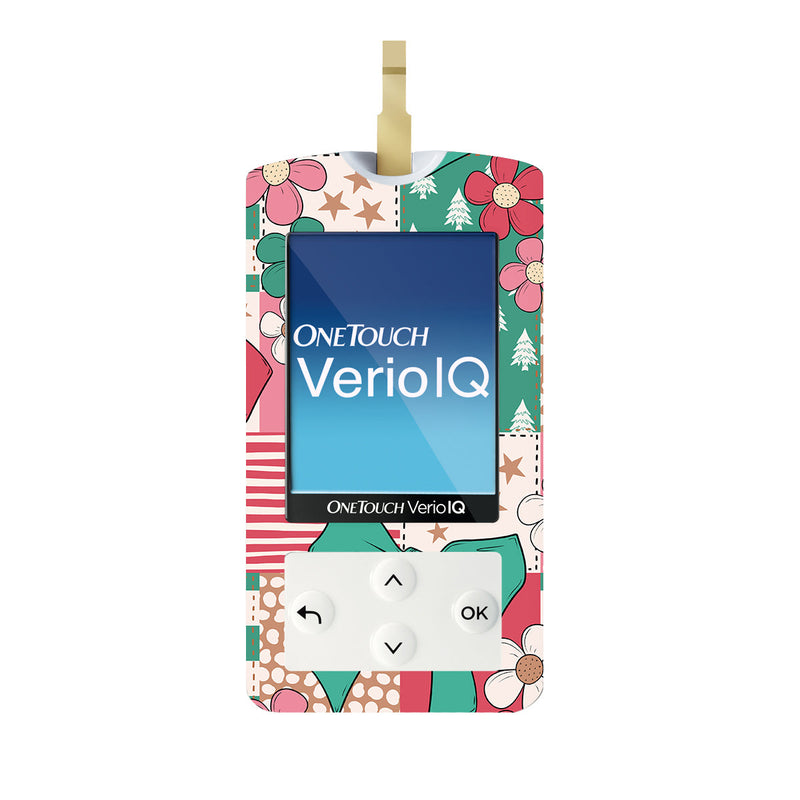 Merry Coquette OneTouch Verio IQ Glucometer Sticker - Pump Peelz Merry Coquette OneTouch Verio IQ Glucometer Sticker - Pump Peelz