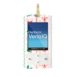 Holly Jolly Ribbon OneTouch Verio IQ Glucometer Sticker - Pump Peelz Holly Jolly Ribbon OneTouch Verio IQ Glucometer Sticker - Pump Peelz