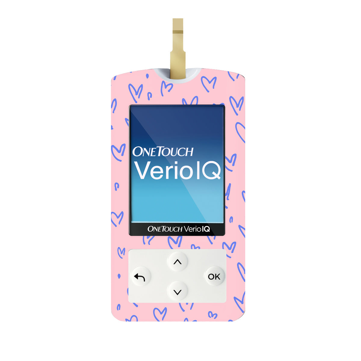 Love Language OneTouch Verio IQ Glucometer Sticker - Pump Peelz Love Language OneTouch Verio IQ Glucometer Sticker - Pump Peelz