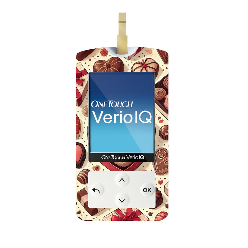 Chocolate Love for OneTouch Verio IQ Glucometer Chocolate Love for OneTouch Verio IQ Glucometer