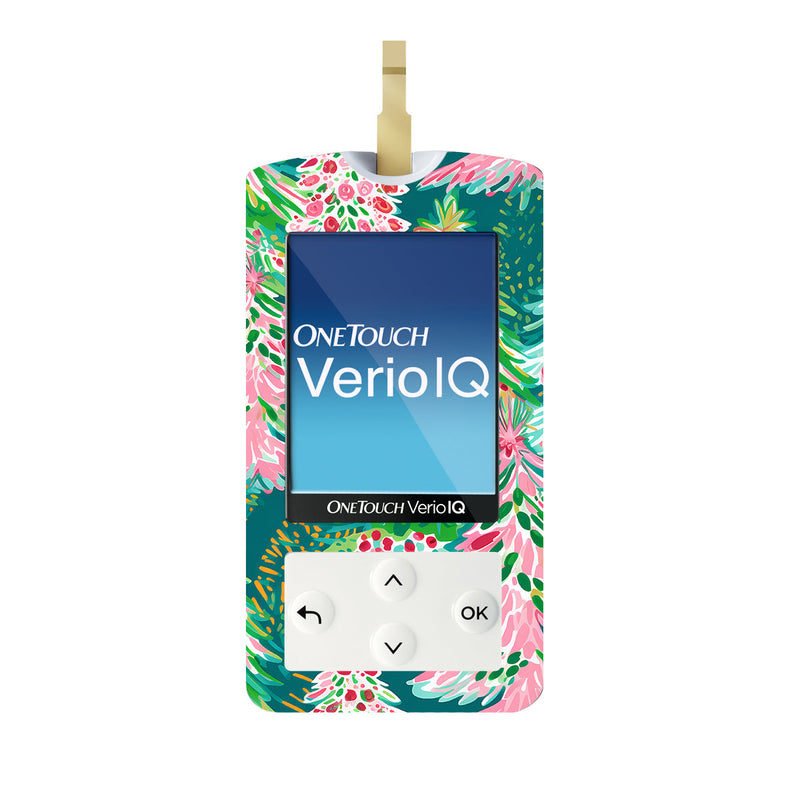 Festive Forest OneTouch Verio IQ Glucometer Sticker - Pump Peelz Festive Forest OneTouch Verio IQ Glucometer Sticker - Pump Peelz