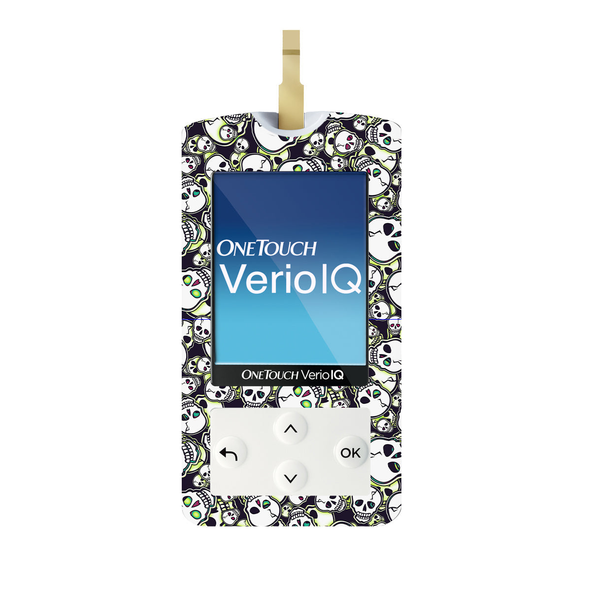 Bone Glow OneTouch Verio IQ Glucometer Sticker - Pump Peelz Bone Glow OneTouch Verio IQ Glucometer Sticker - Pump Peelz