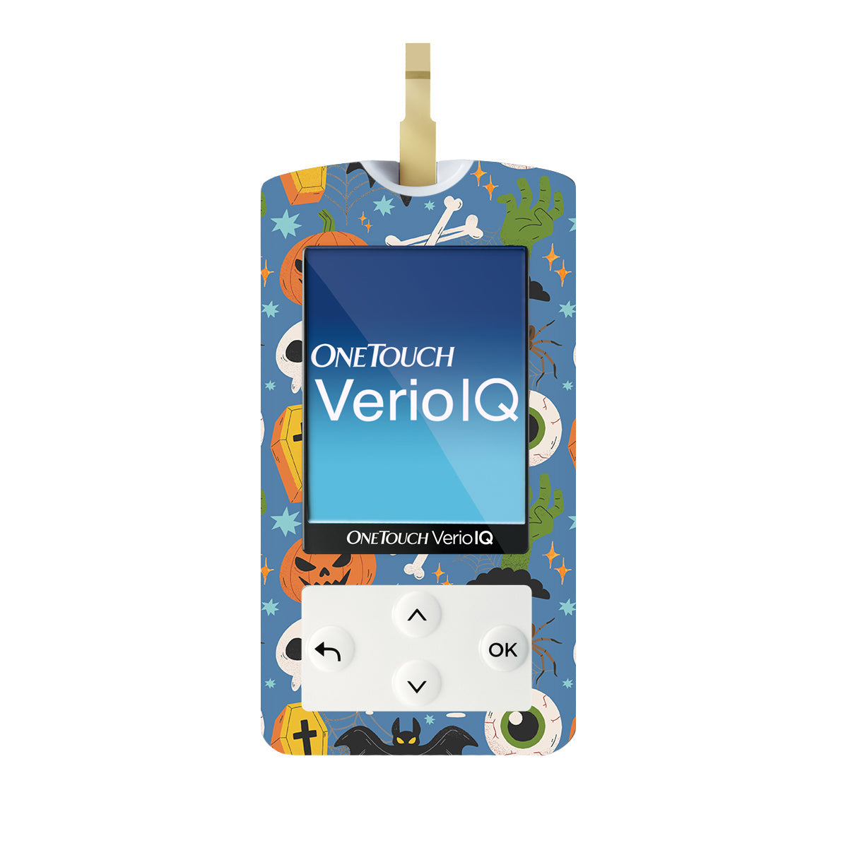 Spooky Night OneTouch Verio IQ Glucometer Sticker - Pump Peelz Spooky Night OneTouch Verio IQ Glucometer Sticker - Pump Peelz