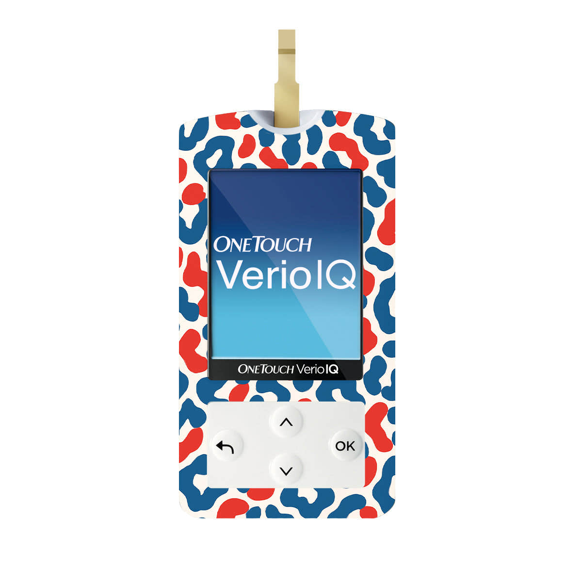 Freedom Fur OneTouch Verio IQ Glucometer Sticker - Pump Peelz Freedom Fur OneTouch Verio IQ Glucometer Sticker - Pump Peelz
