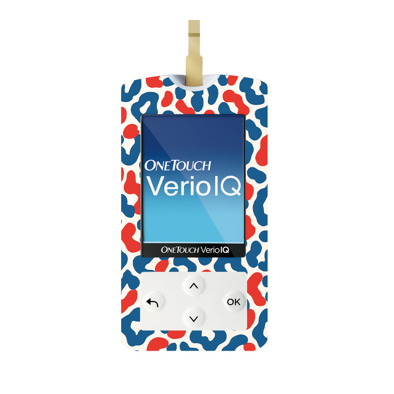 Freedom Fur OneTouch Verio IQ Glucometer Sticker - Pump Peelz Freedom Fur OneTouch Verio IQ Glucometer Sticker - Pump Peelz