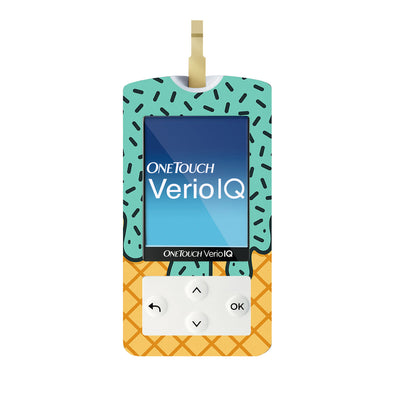 Ice Cream Social OneTouch Verio IQ Glucometer Sticker - Pump Peelz Ice Cream Social OneTouch Verio IQ Glucometer Sticker - Pump Peelz