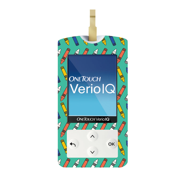 Crayon Pop OneTouch Verio IQ Glucometer Sticker - Pump Peelz Crayon Pop OneTouch Verio IQ Glucometer Sticker - Pump Peelz