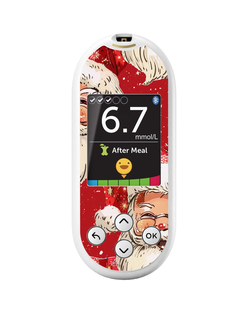 Jolly Old Saint Nick OneTouch Verio Reflect Glucometer - Pump Peelz Jolly Old Saint Nick OneTouch Verio Reflect Glucometer - Pump Peelz