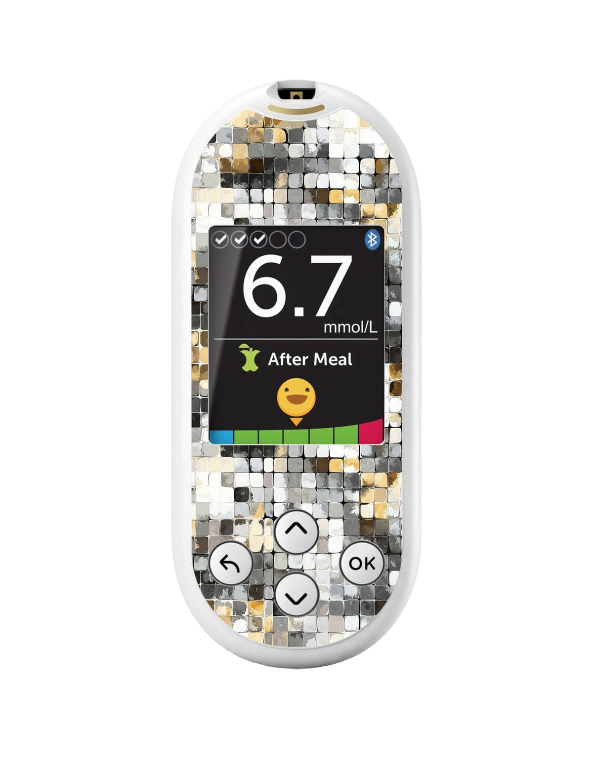 Champagne Glow for OneTouch Verio Reflect Glucometer Champagne Glow for OneTouch Verio Reflect Glucometer