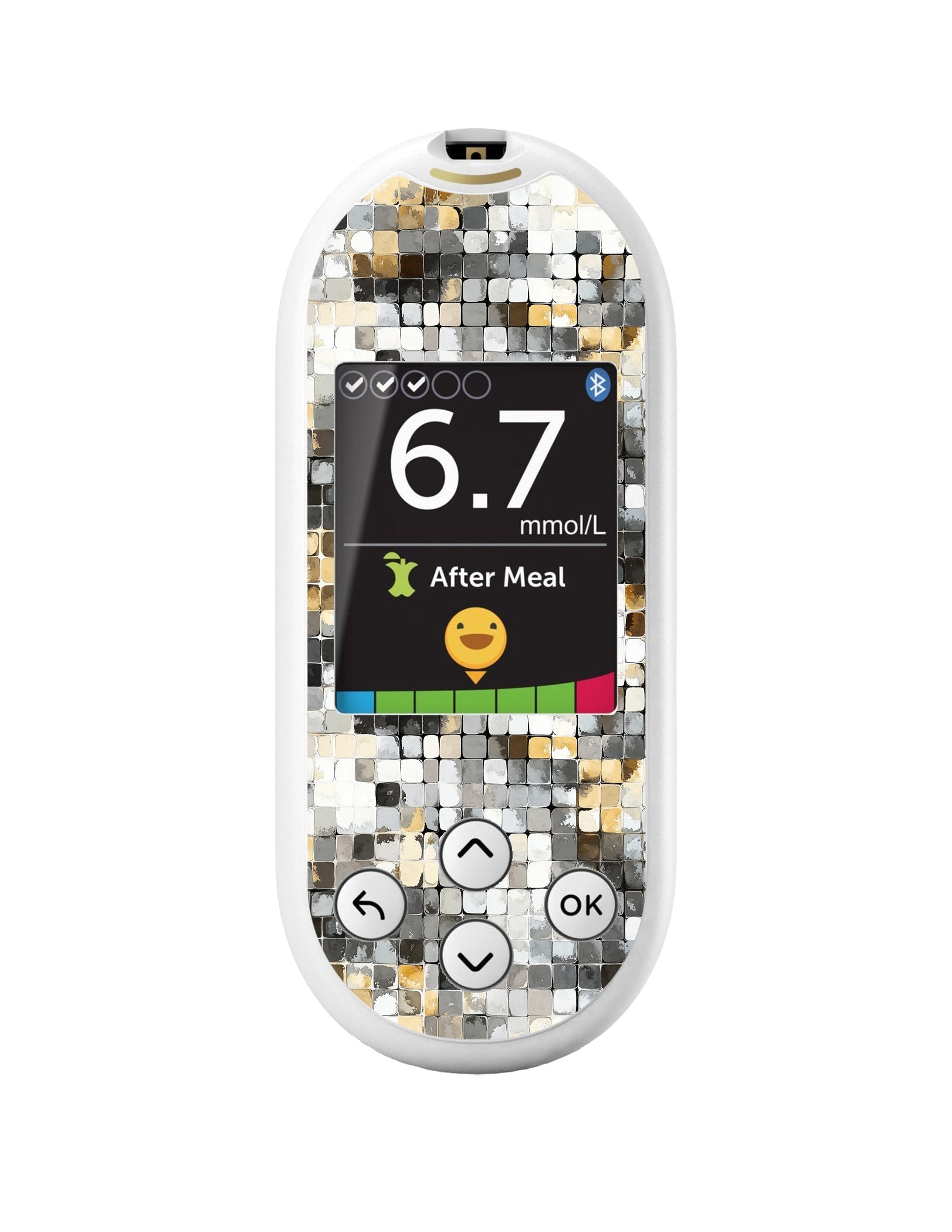 Champagne Glow for OneTouch Verio Reflect Glucometer Champagne Glow for OneTouch Verio Reflect Glucometer