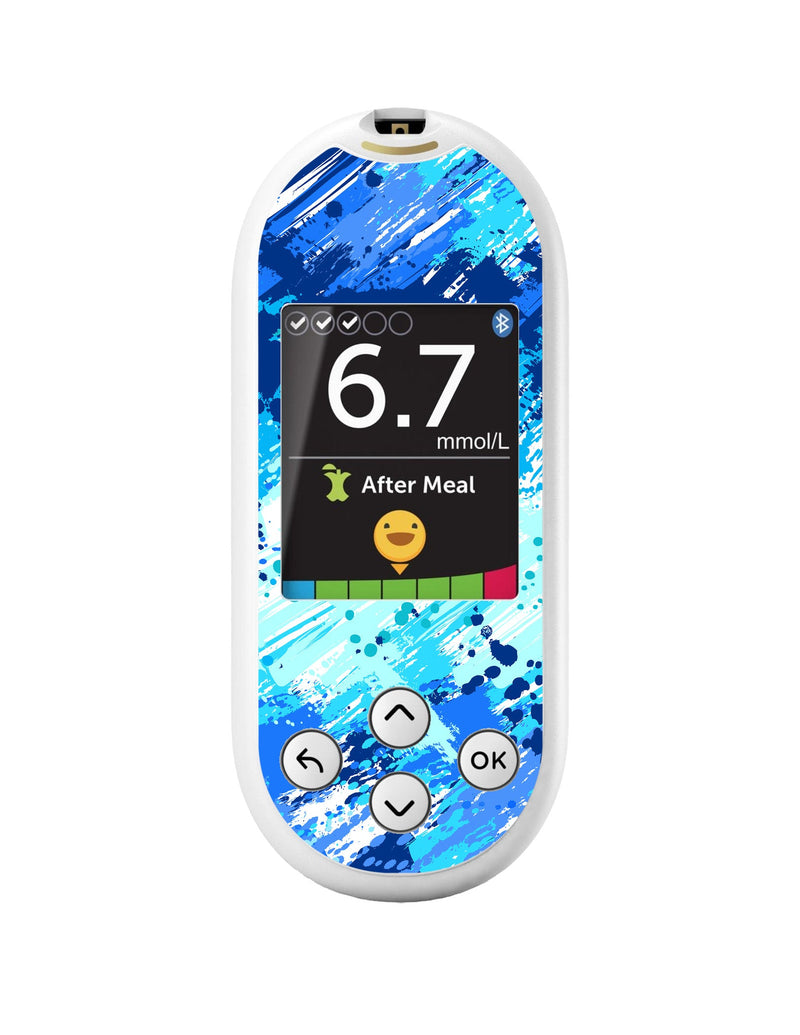 Beta Blue Sticker for OneTouch Verio Reflect Glucometer Beta Blue Sticker for OneTouch Verio Reflect Glucometer