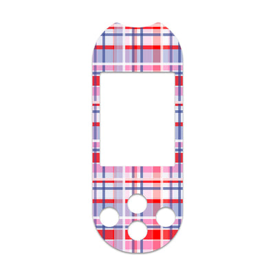 Party Plaid OneTouch Verio Reflect Glucometer - Pump Peelz Party Plaid OneTouch Verio Reflect Glucometer - Pump Peelz
