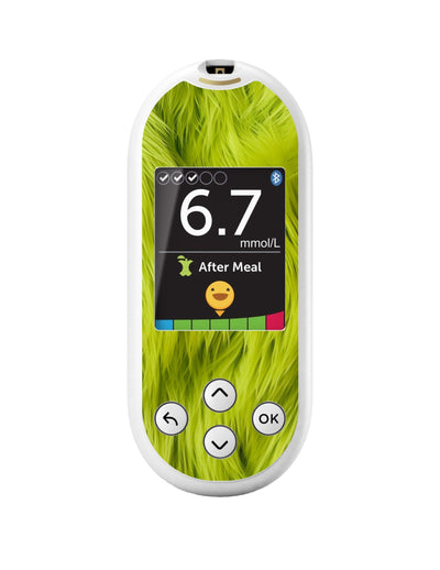Green Fur Sticker for OneTouch Verio Reflect Glucometer Green Fur Sticker for OneTouch Verio Reflect Glucometer